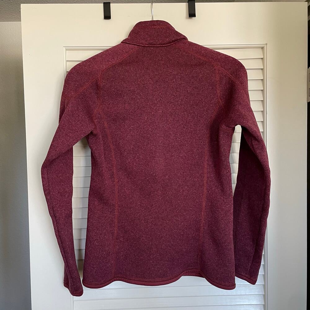 Patagonia Women's Oxblood Red Better Sweater® Fleece Jacket Size Small - Picture 3 of 8